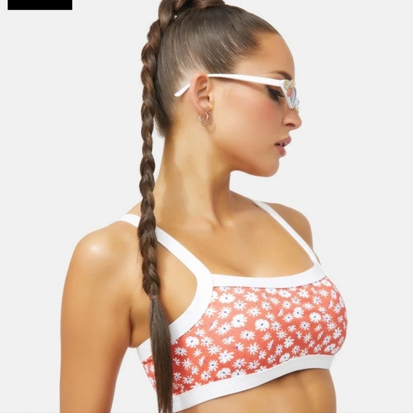 NWT DIPPIN' DAISY'S Scattered Daisy Olympia Bikini Top Womens Medium - Picture 9 of 9